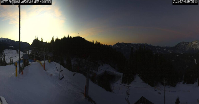 Webcam Lavarone Skigegiet - Laghetto Sessellift 