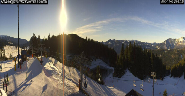 Webcam Lavarone Skigegiet - Laghetto Sessellift 