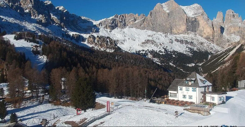 Webcam Vigo di Fassa-Pera-Ciampedìe - Vigo - Roda de Vael