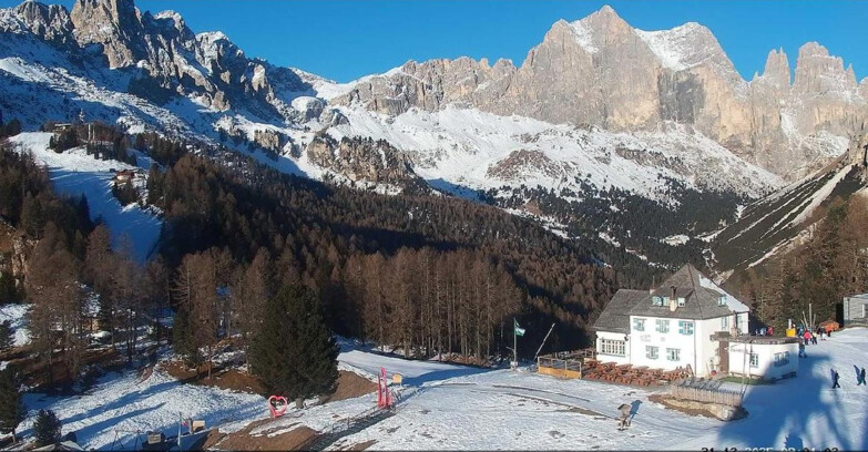 Webcam Vigo di Fassa-Pera-Ciampedie - Vigo - Roda de Vael