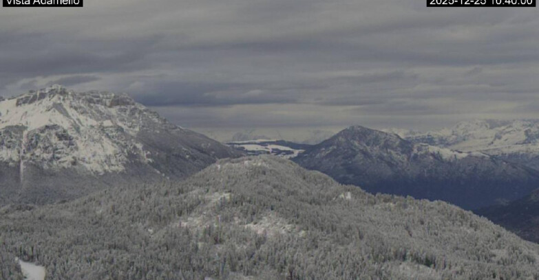 Webcam Ski area Lavarone - Vista su ghiacciaio Adamello