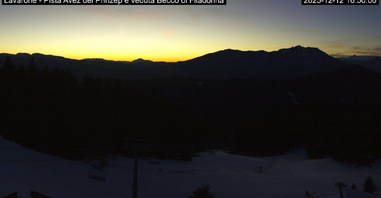 Webcam Ski Area Lavarone  - Pista Avez- seggiovia Lagh.