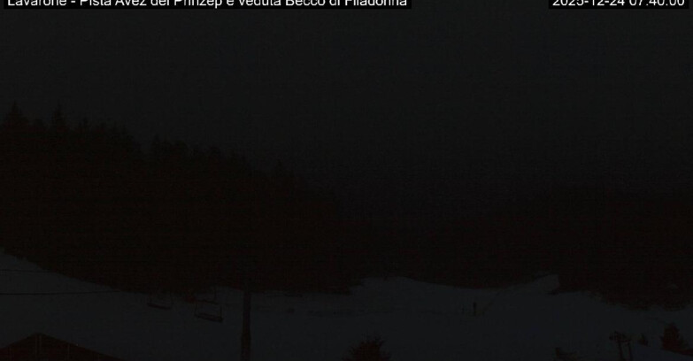 Webcam Ski area Lavarone - Pista Avez- seggiovia Lagh.