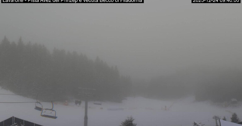Webcam Ski area Lavarone - Pista Avez- seggiovia Lagh.