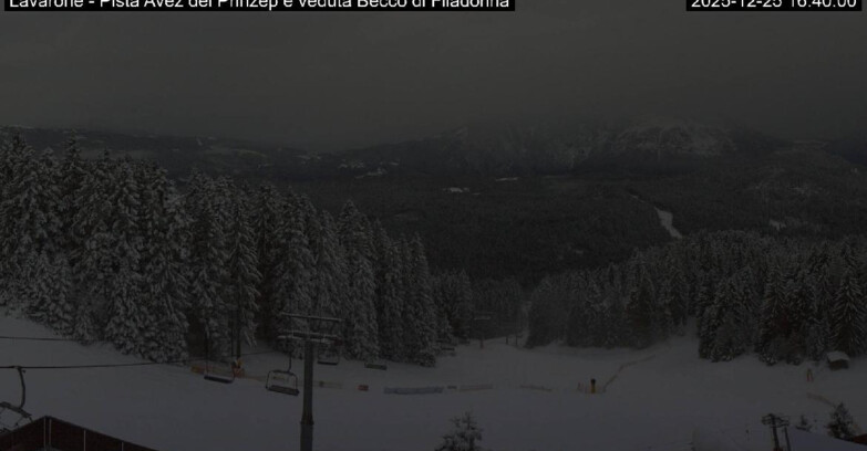 Webcam Ski area Lavarone - Pista Avez- seggiovia Lagh.