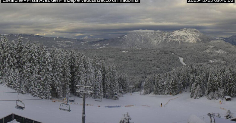 Webcam Ski Area Lavarone  - Pista Avez- seggiovia Lagh.
