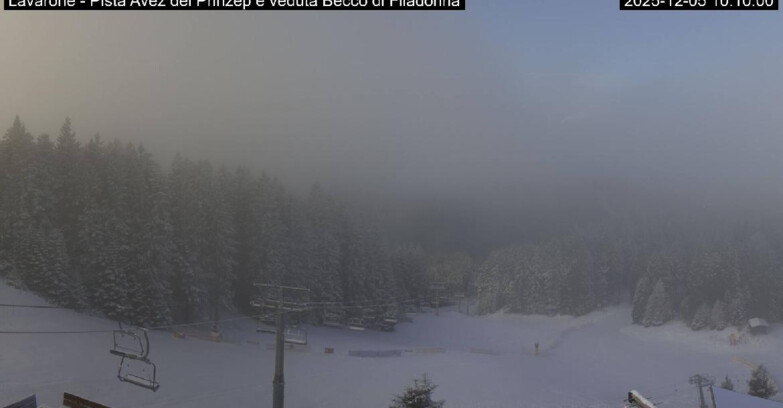 Webcam Ski Area Lavarone  - Pista Avez- seggiovia Lagh.