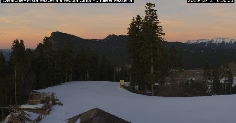 Webcam Ski Area Lavarone  - Piste Vezzena