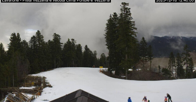 Webcam Ski area Lavarone - Pista Vezzena