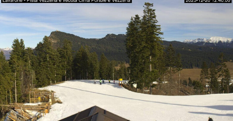 Webcam Ski area Lavarone - Pista Vezzena