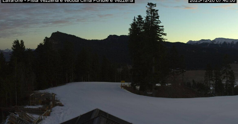 Webcam Ski area Lavarone - Pista Vezzena