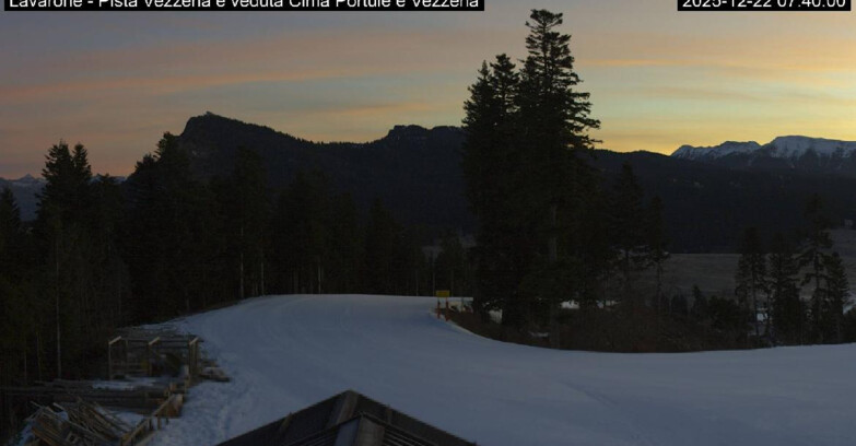 Webcam Ski area Lavarone - Pista Vezzena