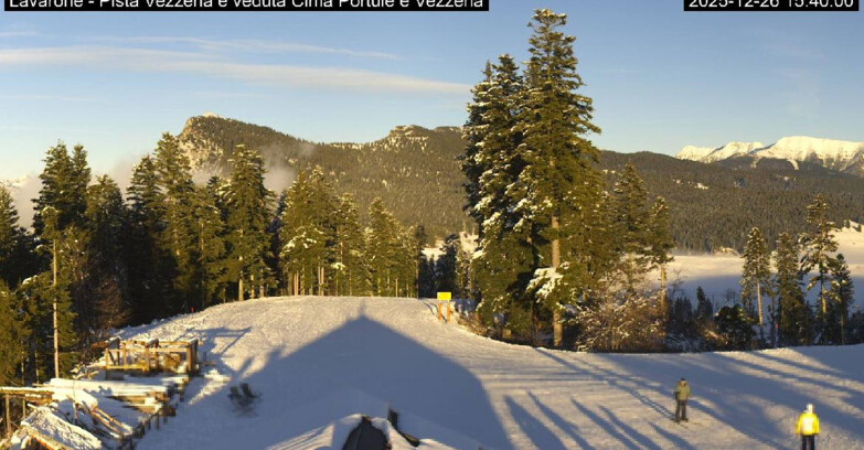 Webcam Ski area Lavarone - Pista Vezzena