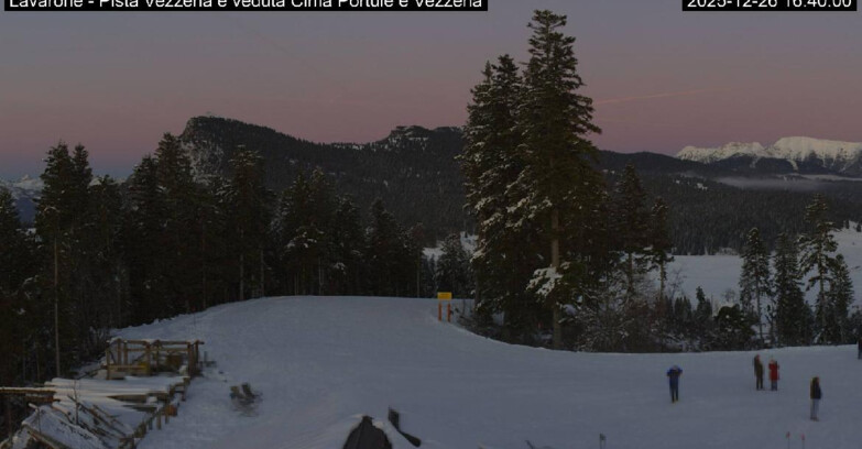 Webcam Ski area Lavarone - Pista Vezzena