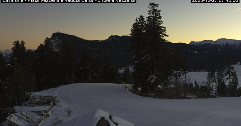 Webcam Ski area Lavarone - Pista Vezzena