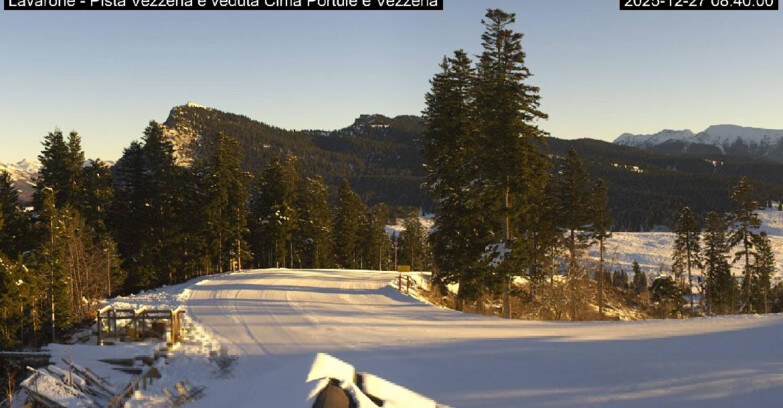 Webcam Ski area Lavarone - Pista Vezzena