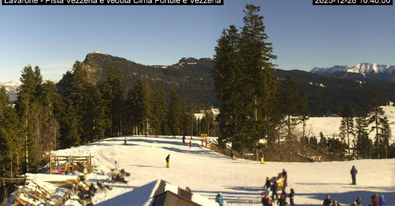Webcam Ski area Lavarone - Pista Vezzena