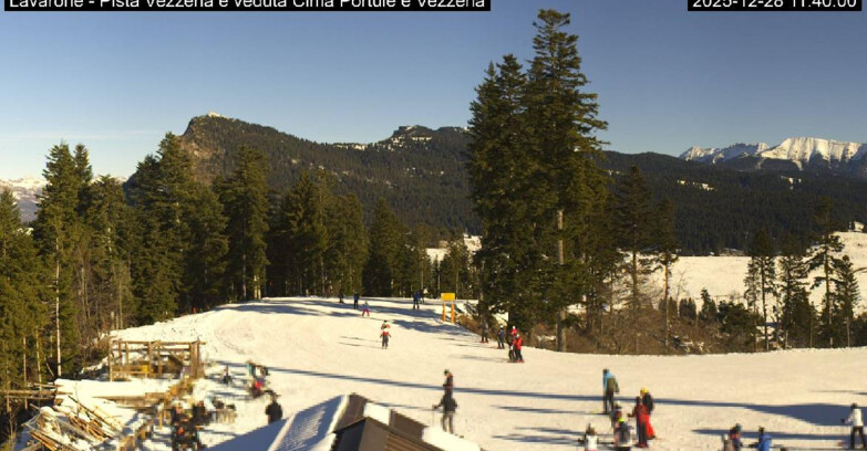 Webcam Ski area Lavarone - Pista Vezzena