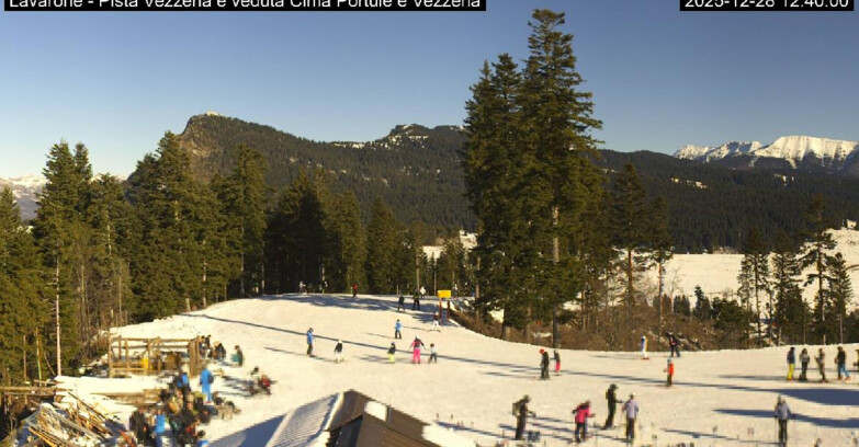 Webcam Ski area Lavarone - Pista Vezzena