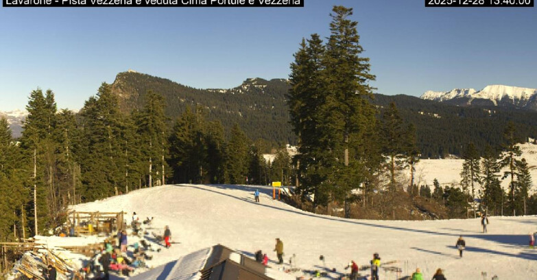 Webcam Ski area Lavarone - Pista Vezzena