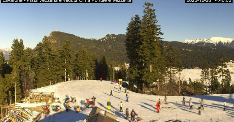 Webcam Ski area Lavarone - Pista Vezzena