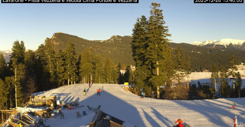 Webcam Ski area Lavarone - Pista Vezzena