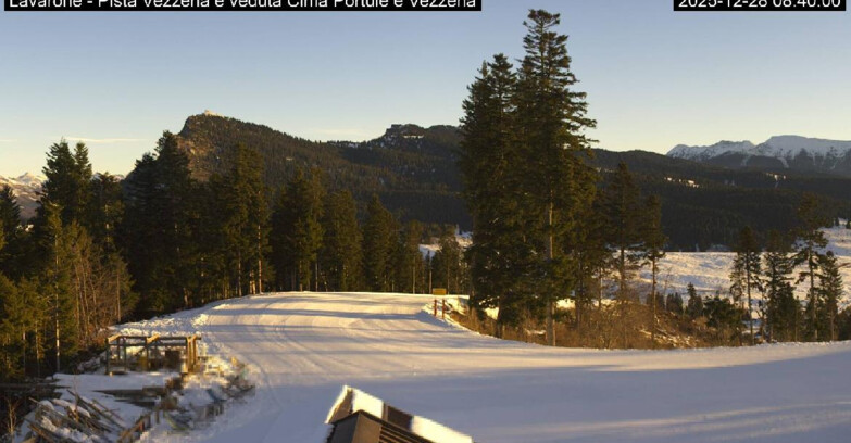 Webcam Ski area Lavarone - Pista Vezzena