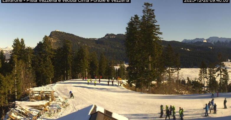 Webcam Ski area Lavarone - Pista Vezzena