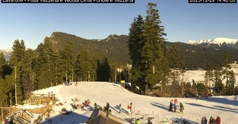 Webcam Ski area Lavarone - Pista Vezzena