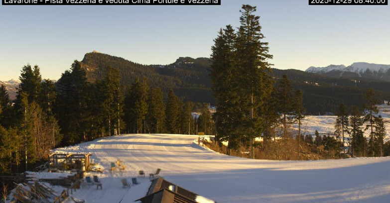 Webcam Ski area Lavarone - Pista Vezzena