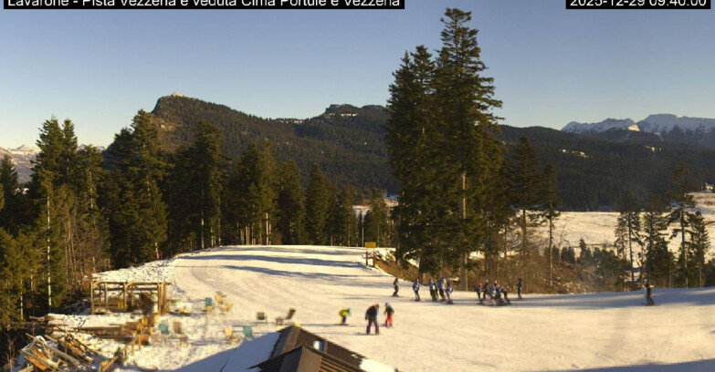 Webcam Ski area Lavarone - Pista Vezzena