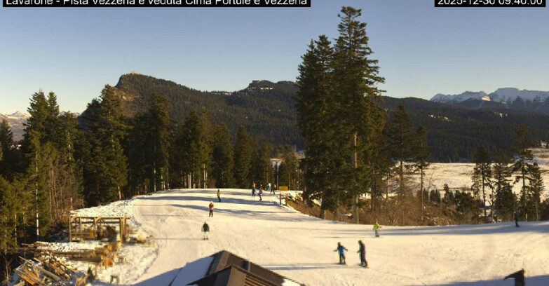 Webcam Ski Area Lavarone  - Piste Vezzena