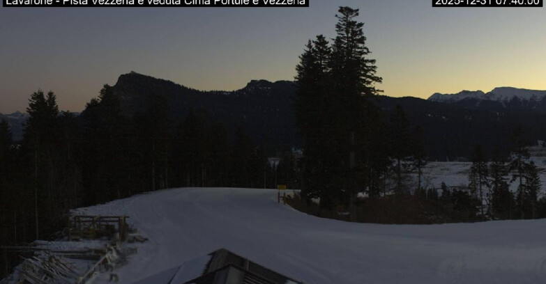 Webcam Ski area Lavarone - Pista Vezzena