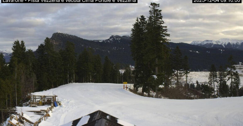Webcam Ski area Lavarone - Pista Vezzena