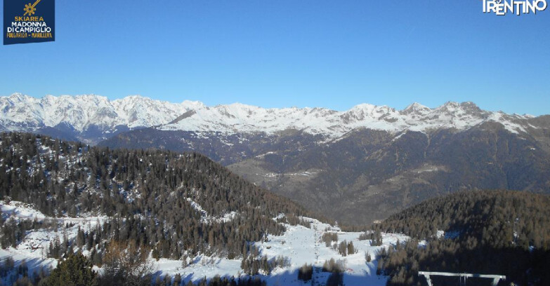 Webcam Folgarida-Marilleva  (Skiarea Campiglio Dolomiti di Brenta - Val di Sole Val Rendena) - Val Panciana