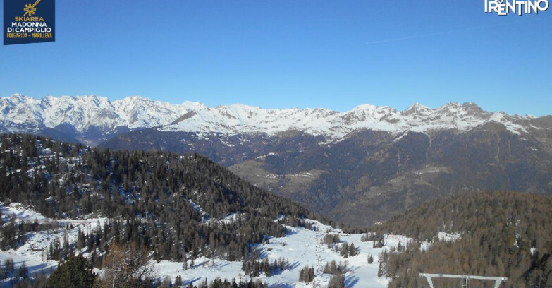 Webcam Folgarida-Marilleva  (Skiarea Campiglio Dolomiti di Brenta - Val di Sole Val Rendena) - Val Panciana