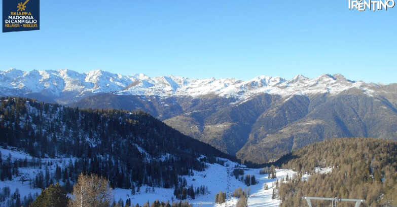 Webcam Folgarida-Marilleva  (Skiarea Campiglio Dolomiti di Brenta - Val di Sole Val Rendena) - Val Panciana