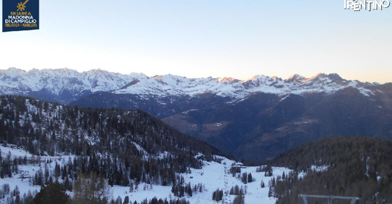 Webcam Folgarida-Marilleva  (Skiarea Campiglio Dolomiti di Brenta - Val di Sole Val Rendena) - Val Panciana