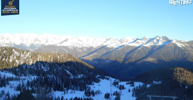 Webcam Folgarida-Marilleva  (Skiarea Campiglio Dolomiti di Brenta - Val di Sole Val Rendena) - Val Panciana