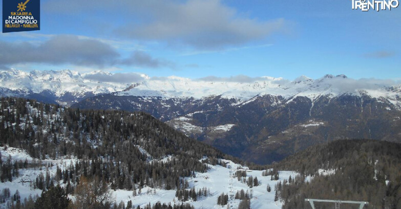 Webcam Folgarida-Marilleva  (Skiarea Campiglio Dolomiti di Brenta - Val di Sole Val Rendena) - Val Panciana