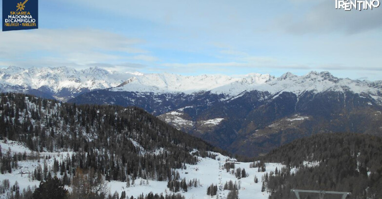 Webcam Folgarida-Marilleva  (Skiarea Campiglio Dolomiti di Brenta - Val di Sole Val Rendena) - Val Panciana