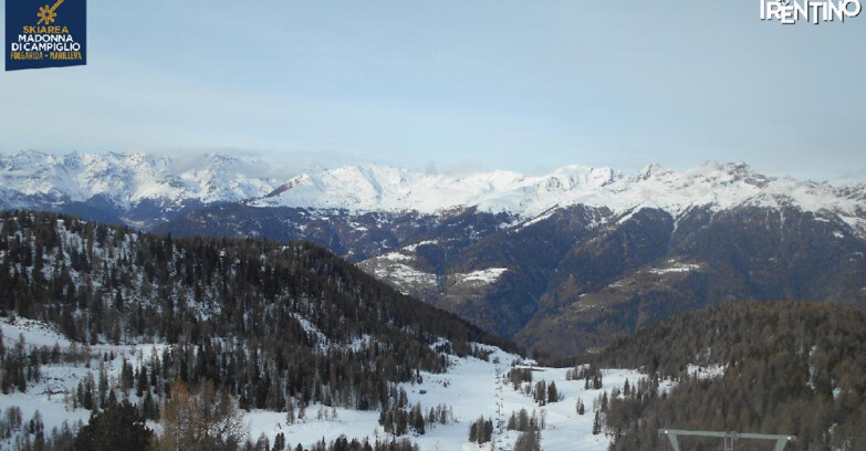 Webcam Folgarida-Marilleva  (Skiarea Campiglio Dolomiti di Brenta - Val di Sole Val Rendena) - Val Panciana