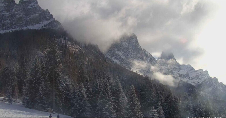 Webcam Сан-Мартино-ди-Кастроцца - Пассо-Ролле - Le Pale di San Martino