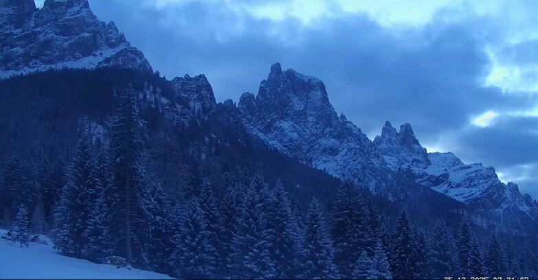 Webcam Сан-Мартино-ди-Кастроцца - Пассо-Ролле - Le Pale di San Martino