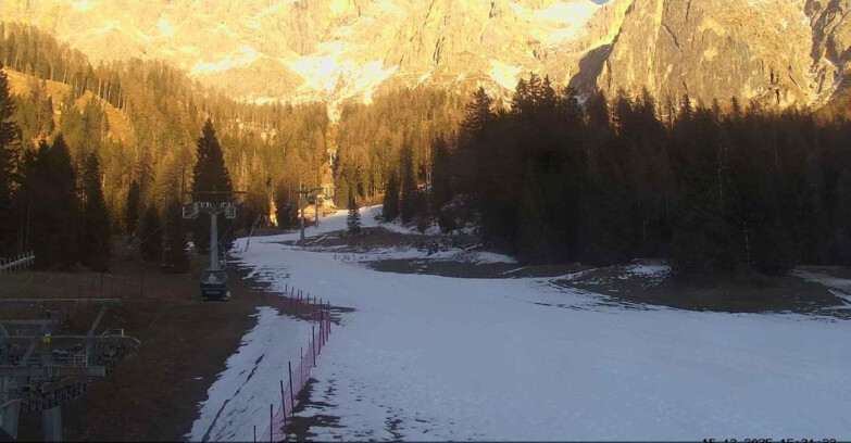 Webcam San Martino di Castrozza - Passo Rolle - Pista Col Verde