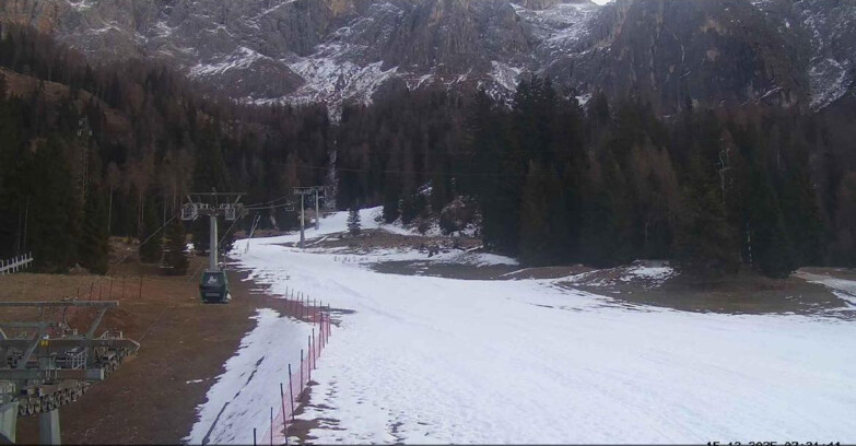 Webcam San Martino di Castrozza - Passo Rolle - Pista Col Verde