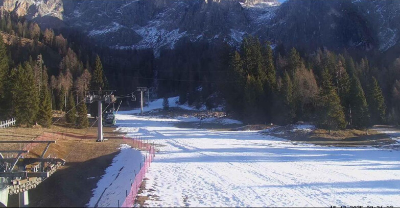 Webcam San Martino di Castrozza - Passo Rolle - Pista Col Verde
