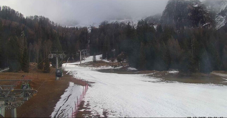 Webcam San Martino di Castrozza - Passo Rolle - Pista Col Verde