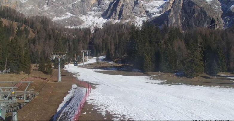 Webcam San Martino di Castrozza - Passo Rolle - Pista Col Verde