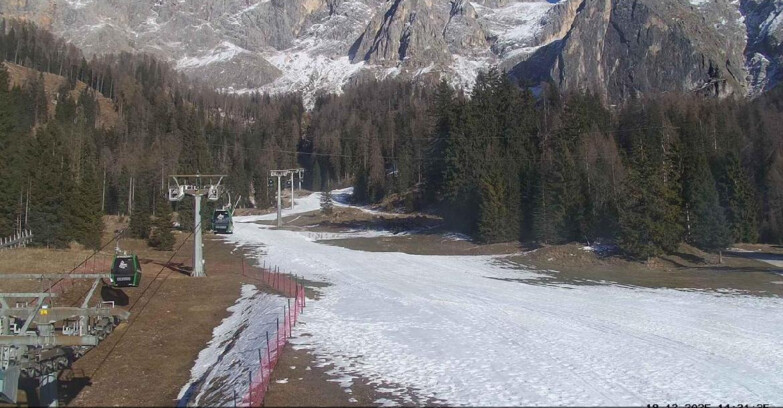 Webcam San Martino di Castrozza - Passo Rolle - Pista Col Verde
